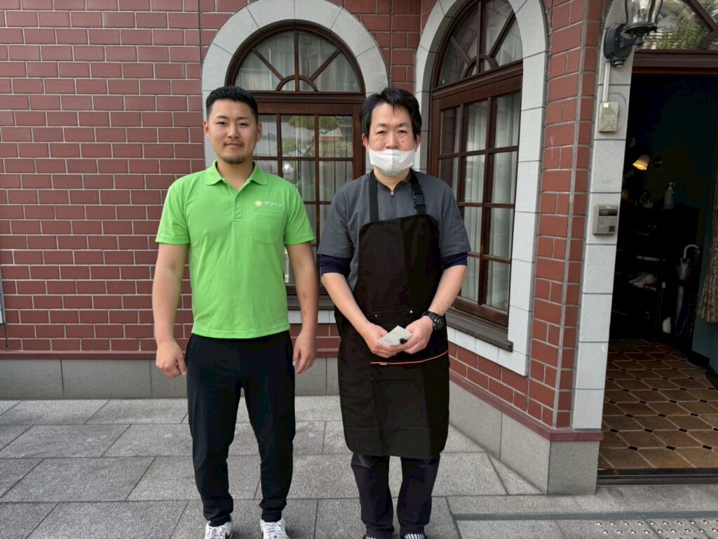 お客様との写真